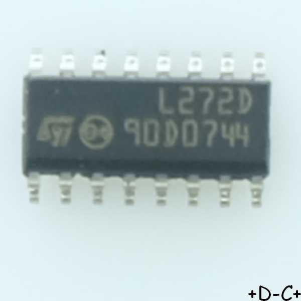 L272D Dual power operational amplifier SO-16 STM RoHS