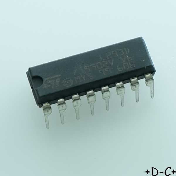 L293D Push-pull four channel driver DIP-16 STM