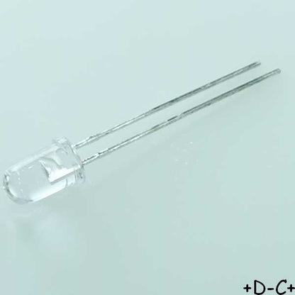 L-7113SRC-DW Led rouge 5mm 20° 660nm 1600-1800MCD RoHS