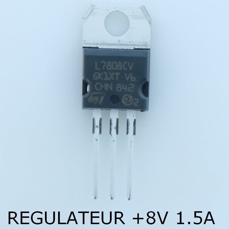 L7808CV Régulateur positif +8V 1.5A TO-220 STM - Distri-Compo