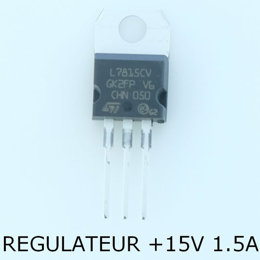 L7815CV Régulateur positif +15V 1.5A TO-220 STM