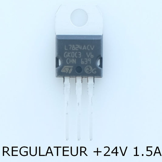 L7824ACV Régulateur positif +24V 1.5A TO-220AB STM - Distri-Compo