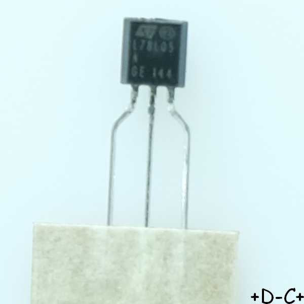 L78L05ACZ Régulateur postitif +5V 100mA TO-92 STM