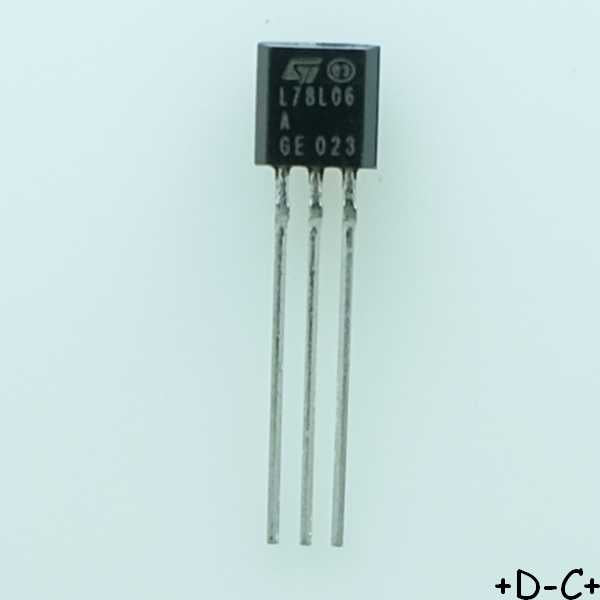 L78L06ABZ Régulateur positif +6V 100mA TO-92 STM