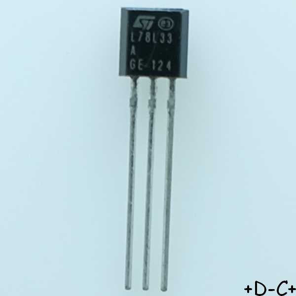 L78L33ACZ Régulateur postitif +3.3V 100mA TO-92 STM