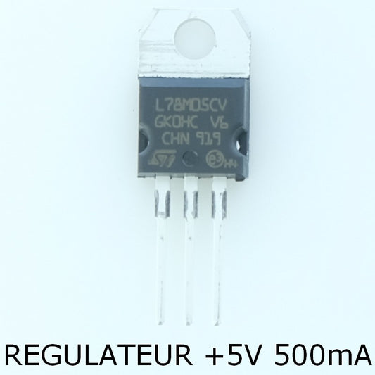 L78M05CV-DG Régulateur positif +5V 500mA TO-220AB STM