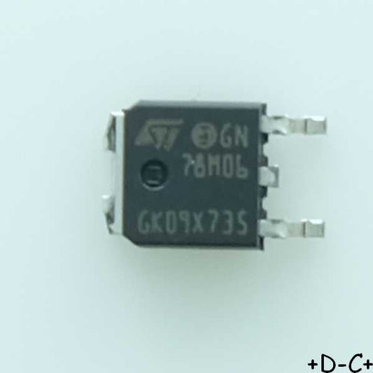 L78M06CDT-TR Standard Regulator +6V 500mA DPAK STM RoHS