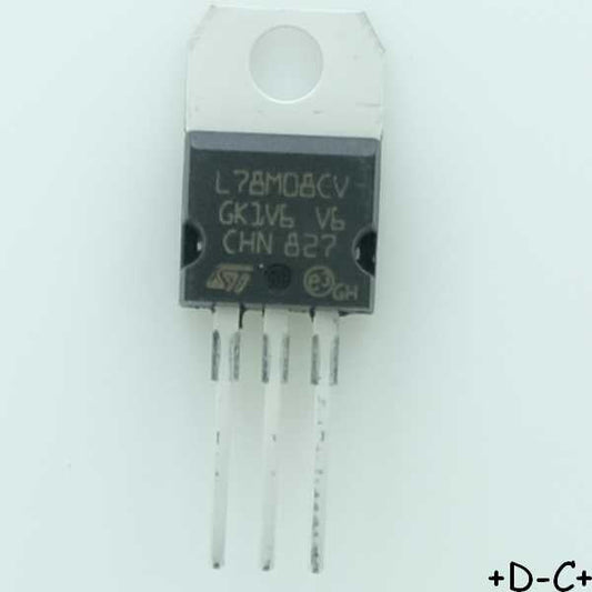 L78M08CV Regulateur +8V 500mA TO-220 STM RoHS