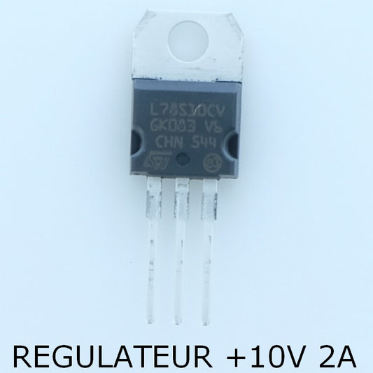 L78S10CV-DG Régulateur positif +10V 2A TO-220AB STM - Distri-Compo