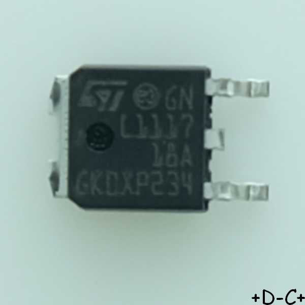 LD1117ADT18 LDO Regulator +1.8V 1A DPAK STM RoHS
