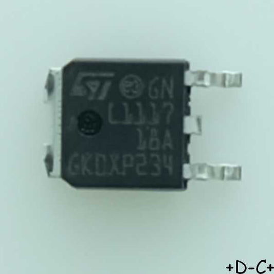 LD1117ADT18 LDO Regulator +1.8V 1A DPAK STM RoHS