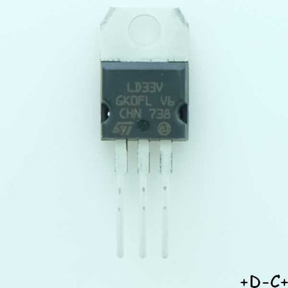 LD1117V33 Regulateur LDO 3.3V TO-220 STM RoHS