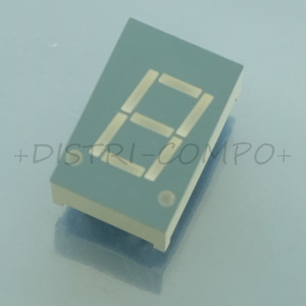 Afficheur Led 7 segment vert 1 DIGIT CA LDS-A412RI Lumex - Distri-Compo