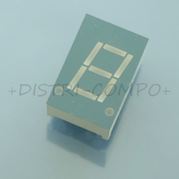 Afficheur LED 7 segments 1 DIGIT rouge CA LDS-A414BI Lumex - Distri-Compo