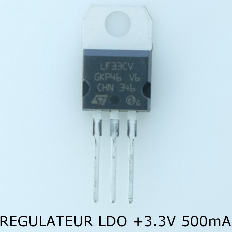 LF33CV Régulateur LDO 3.3V 500mATO-220 STM