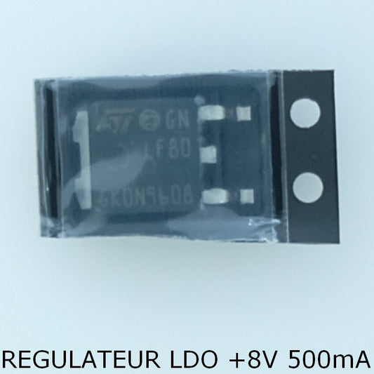 LF80CDT LDO Régulateur +8V 500mA DPAK STM