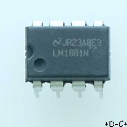 LM1881N Separateur de synch TV DIP-8 Texas RoHS