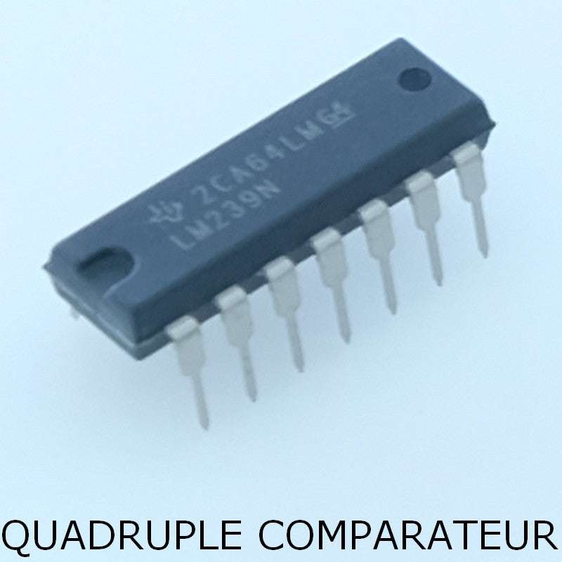 LM239N Comparator Quad R-R O/P DIP-14 Texas - Distri-Compo