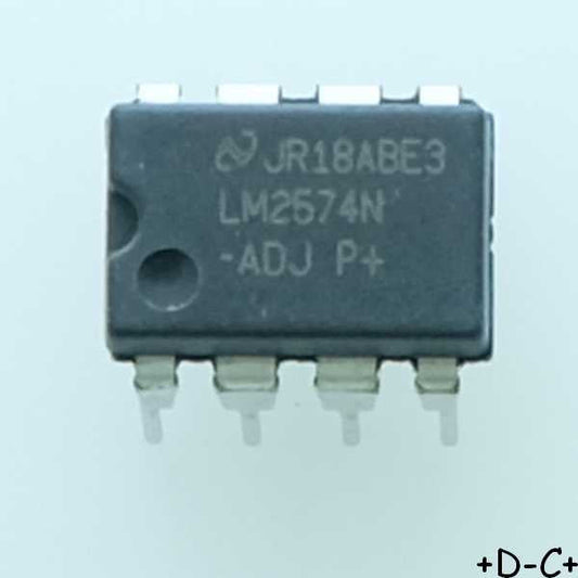 LM2574N-ADJ 0.5-A Step-Down Voltage Regulator DIP-8 Texas RoHS