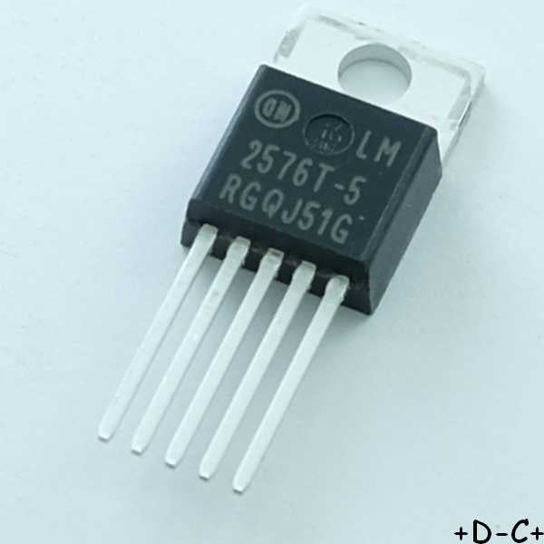 LM2576T-005G Buck Regulator, Switching, 3.0 A, 5V TO-220-5 ONS RoHS