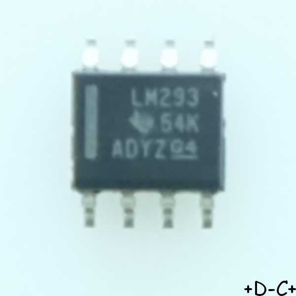 LM293D Dual differential comparator SO-8 Texas RoHS