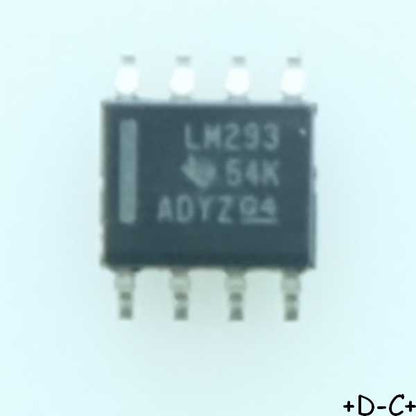 LM293D Dual differential comparator SO-8 Texas RoHS