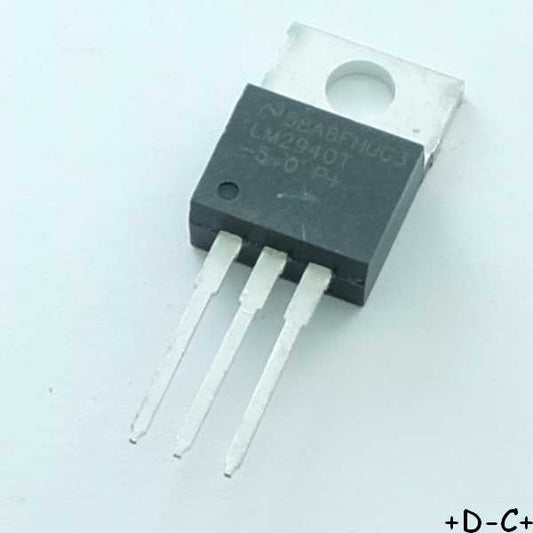 LM2940T-5  1-A Low Dropout Regulator 5V TO-220-3 National RoHS
