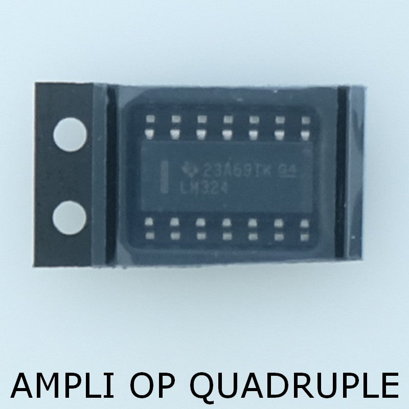 LM324DR Quadruple Amplificateur opérationnel 30V 1.2MHz SO-14 Texas - Distri-Compo