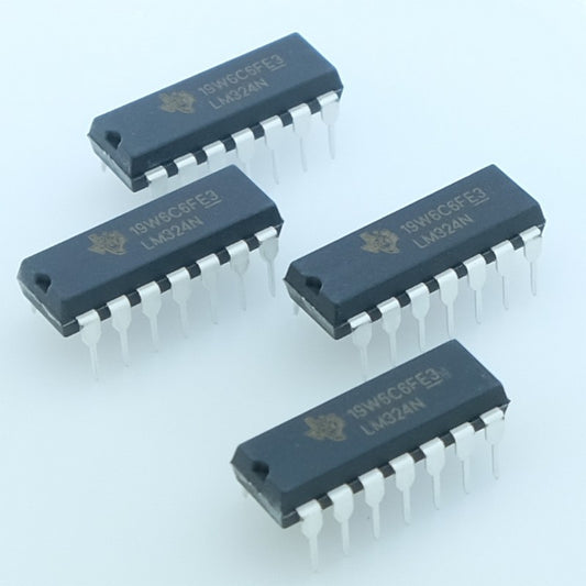 LM324N Quadruple Amplificateur opérationnel 30V 1.2MHz DIP-14 Texas (lot de 4)