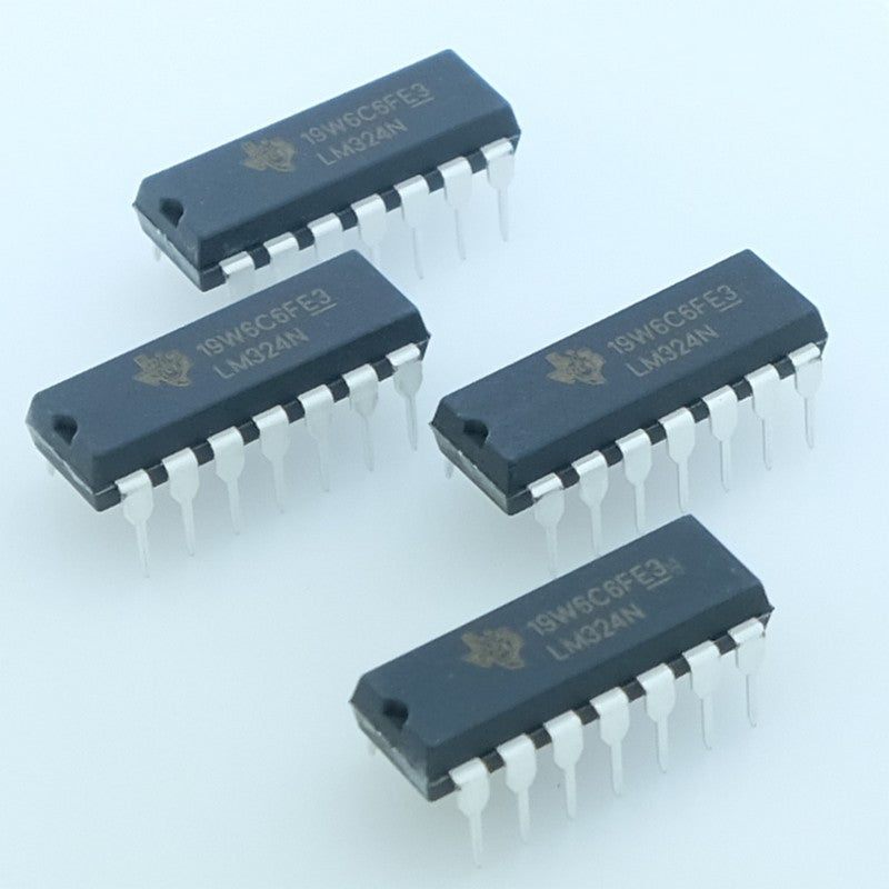 LM324N Quadruple Amplificateur opérationnel 30V 1.2MHz DIP-14 Texas (lot de 4)