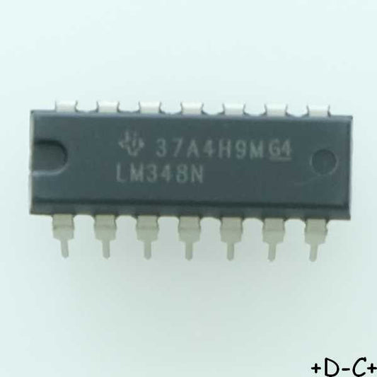 LM348N Amp OP Quad High Gain +18V DIP-14 Texas RoHS