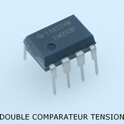 LM293P Comparateur de tension double DIP-8 Texas
