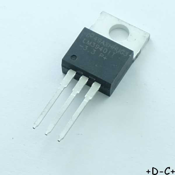 LM3940IT-3.3 1-A Low Dropout Regulator 3.3V TO-220-3 National RoHS