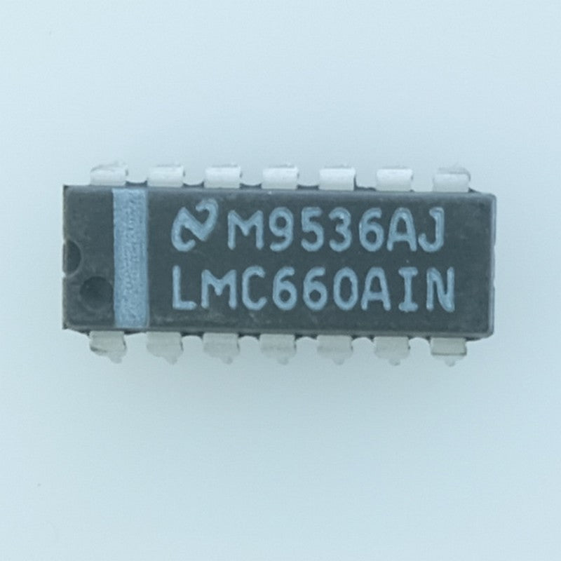 LMC660AIN Amplificateur opérationnel CMOS quadruple DIP-14 National