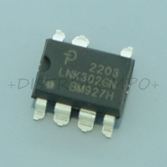 LNK302GN Convertisseur AC/DC SMD-8 Power Integrations RoHS