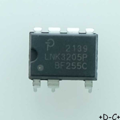 LNK3205P Convertisseur AC/DC 85VAC à 265VAC DIP-8 Power Integrations RoHS