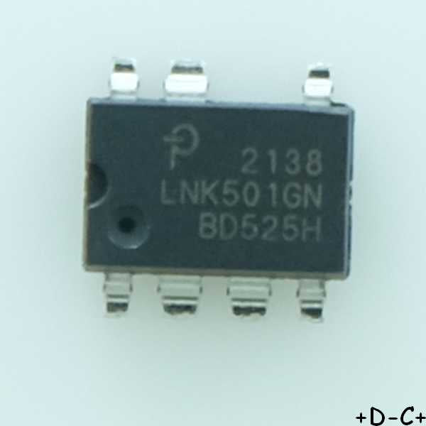 LNK501GN CV/CC Switcher for Very Low Cost SMD-8B Power integrations - Distri-Compo