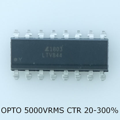 LTV844S Optocoupleur 4-Channel 5kV 35V  SO-16 Liteon