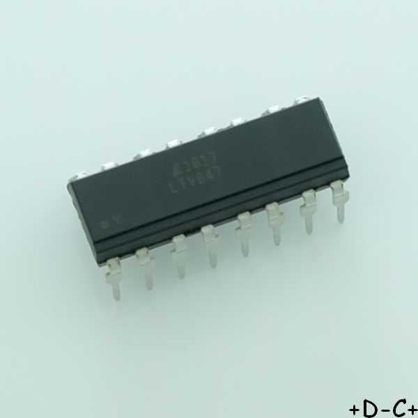LTV847 - PC847 Optocoupleur DIP-16 Liteon