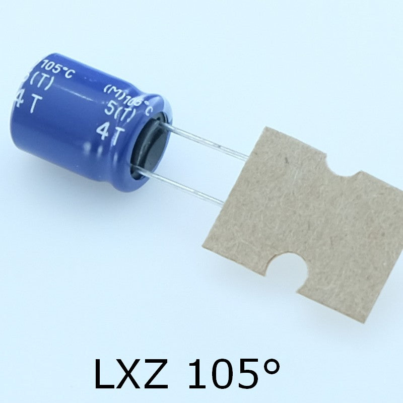 Condensateur 22µF 50V D5xL11.5mm pas2 105° LXZ Chemi-Con