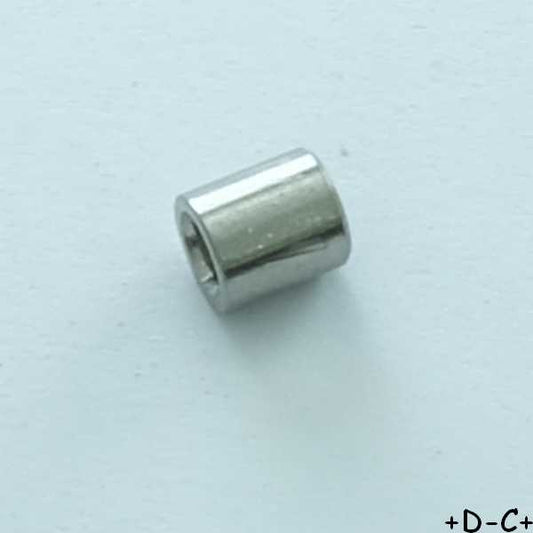 Entretoise ronde acier inox ID2.7mm OD4.5mm L5mm M0504-25-SS RAF