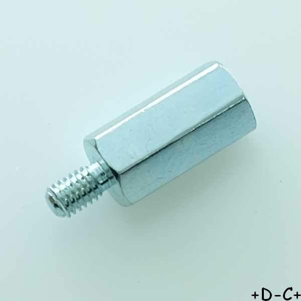 Entretoise M3 12mm mâle femelle acier M2147-3005-S-12 RAF - Distri-Compo