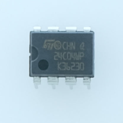 M24C04-WBN6P EEPROM I2C 4Kbit 512x8 400kHz DIP-8 STM