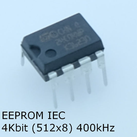 M24C04-WBN6P EEPROM I2C 4Kbit 512x8 400kHz DIP-8 STM