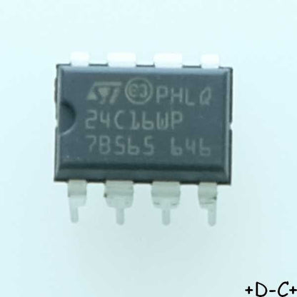 M24C16-WBN6P Eeprom I2C 16Kbit 2kx8b 400kHz DIP-8 STM RoHS