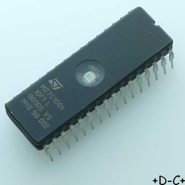 M27C1001-10F1 1Mbit (128Kbx8) 5V 100ns DIP-32 EPROM STM