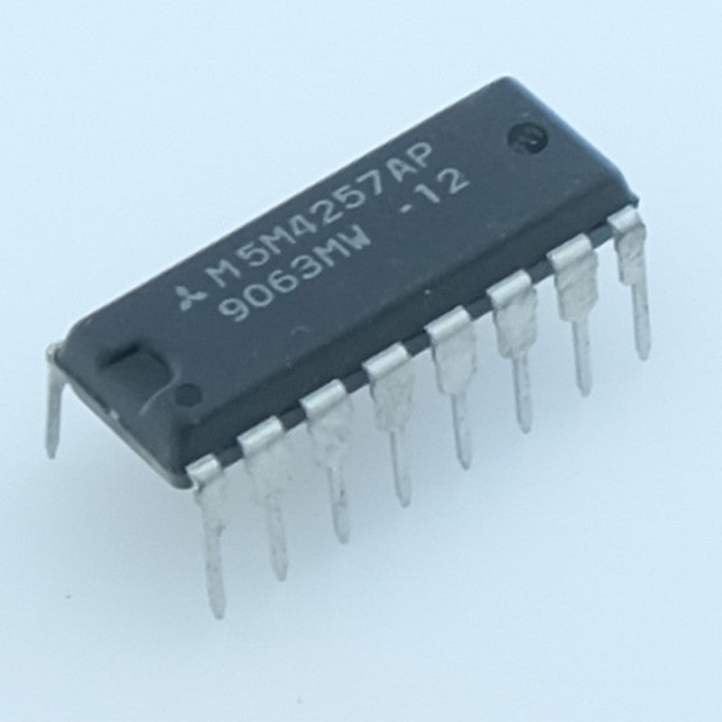 M5M4257AP-12 DRAM NMOS 256K×1bit 120ns DIP-16 Mitsubishi