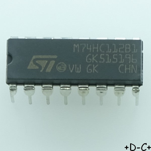 M74HC112B1 Dual JK Flip-flop DIP-16 STM RoHS