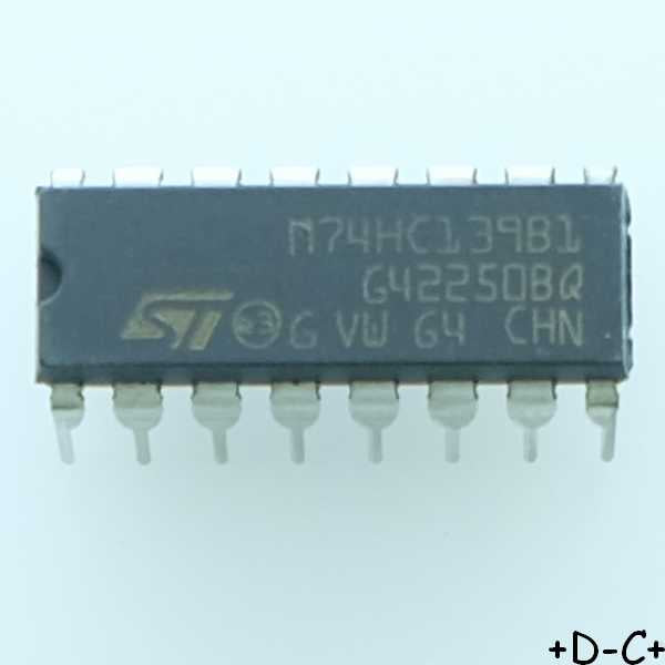 M74HC139B1R Decoder/Demultiplexer Dual PDIP-16 STM
