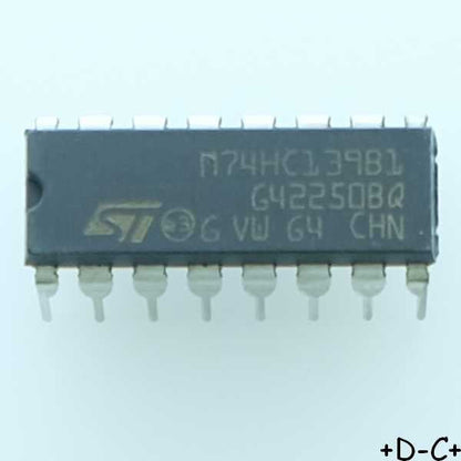 M74HC139B1R Decoder/Demultiplexer Dual PDIP-16 STM RoHS
